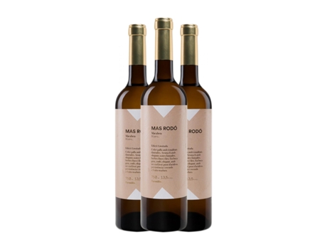 Vinho branco MAS RODÓ Macabeo Penedès Crianza (0.75 L - 3 Unidades)