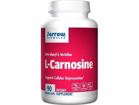 Suplemento Alimentar JARROW FORMULAS L-Carnosina (90 cápsulas)