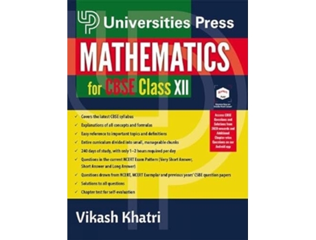 Livro Mathematics for CBSE Class XII de Vikash Khatri (Inglês)