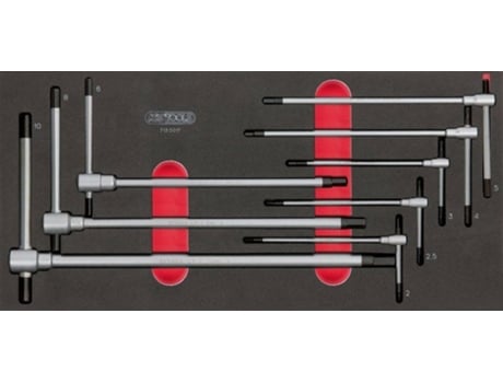 Módulo de Chave Hexagonal com Cabo em T 8 Peças Ks Tools 713.5017 KSTOOLS