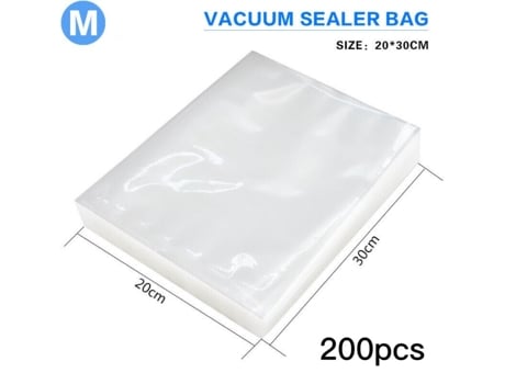 Conjunto de 200 Peças Sacos de Vácuo para Alimentos Estampa 2030 Cm * 19 Fios AURUM