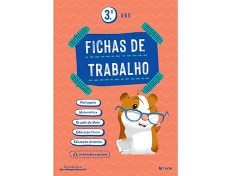 Livro Fichas de Trabalho 3 Ano - Multidisciplinar de Dina Alvarenga, Ana Margarida Silva (Português)