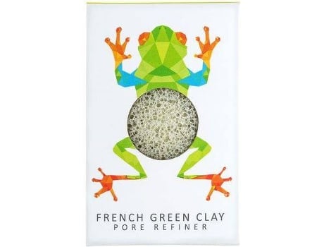 Acessório de Limpeza  Konjac Mini Rainforest Pore Refiner French Green Clay - Tree Frog