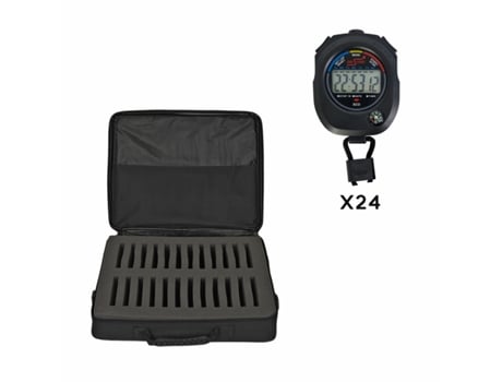 Conjunto de 24 cronómetros sco + caixa macia DIGI SPORT INSTRUMENTS TU