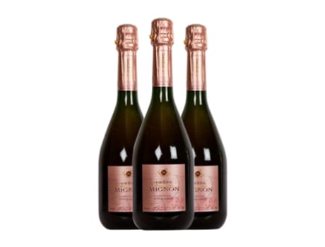 Espumante rosé PIERRE MIGNON Prestige Rose Brut Champanhe Grande Reserva Meia Garrafa (0.37 L - 3 Unidades)