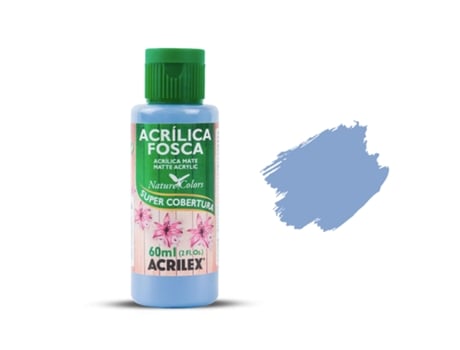 Tinta Acrílica Fosca ACRILEX Azul Country 825 -60Ml