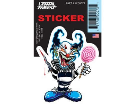 Autocolantes para Motas LETHAL THREAT Mini Vilain Clown