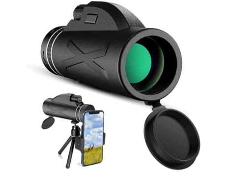 Monocular   80X100 High Power Hd Rigid  With Smartphone Holder And Ipx7