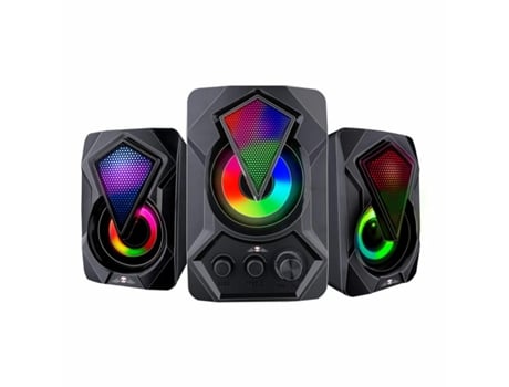 Colunas Fantech Rumble RGB P/ PC - Fantech