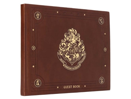 Livro Harry Potter Hogwarts Guest Book de Insights (Inglês - Capa Dura)