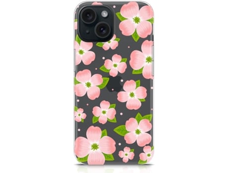 Capa Flores para iPhone 13 Pro Max THE CASES MARKET Silicone Transparente