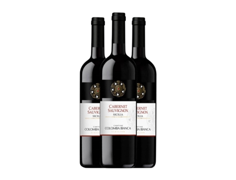 Vinho COLOMBA BIANCA Cabernet Sauvignon Sicilia (0.75 L - 3 Unidades)