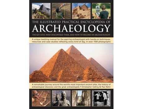 Livro illustrated practical encyclopedia of archaeology de chris catling (inglês)