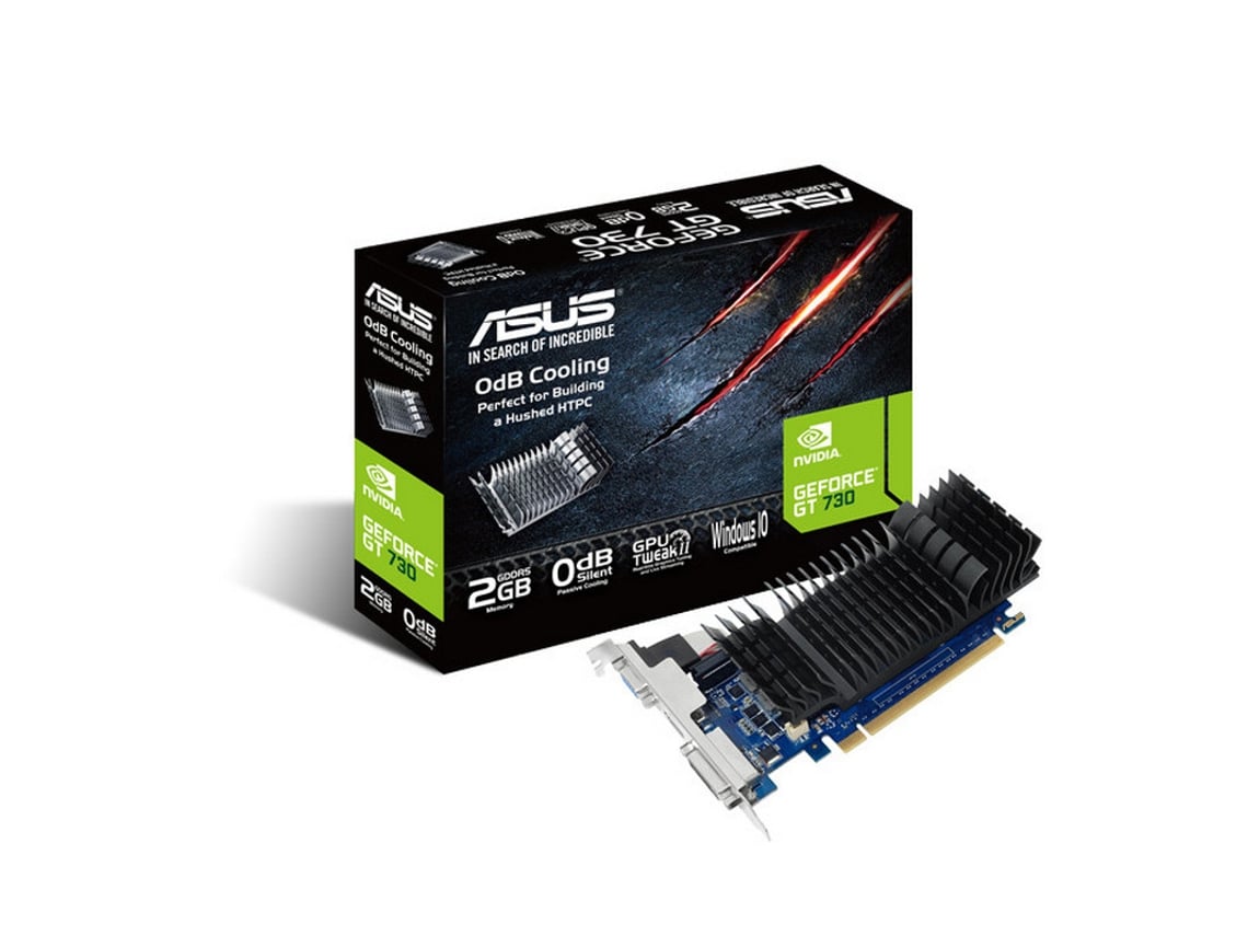 Placa Gr fica ASUS GeForce GT 730 NVIDIA 2 GB DDR5 Worten.pt