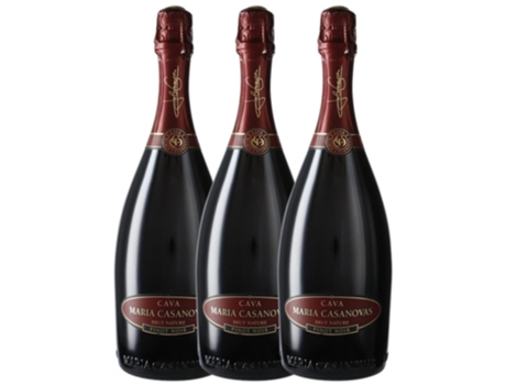 Espumante MARIA CASANOVAS Maria Casanovas Rosat Pinot Preto Brut Nature Cava (0.75 L - 3 unidades)