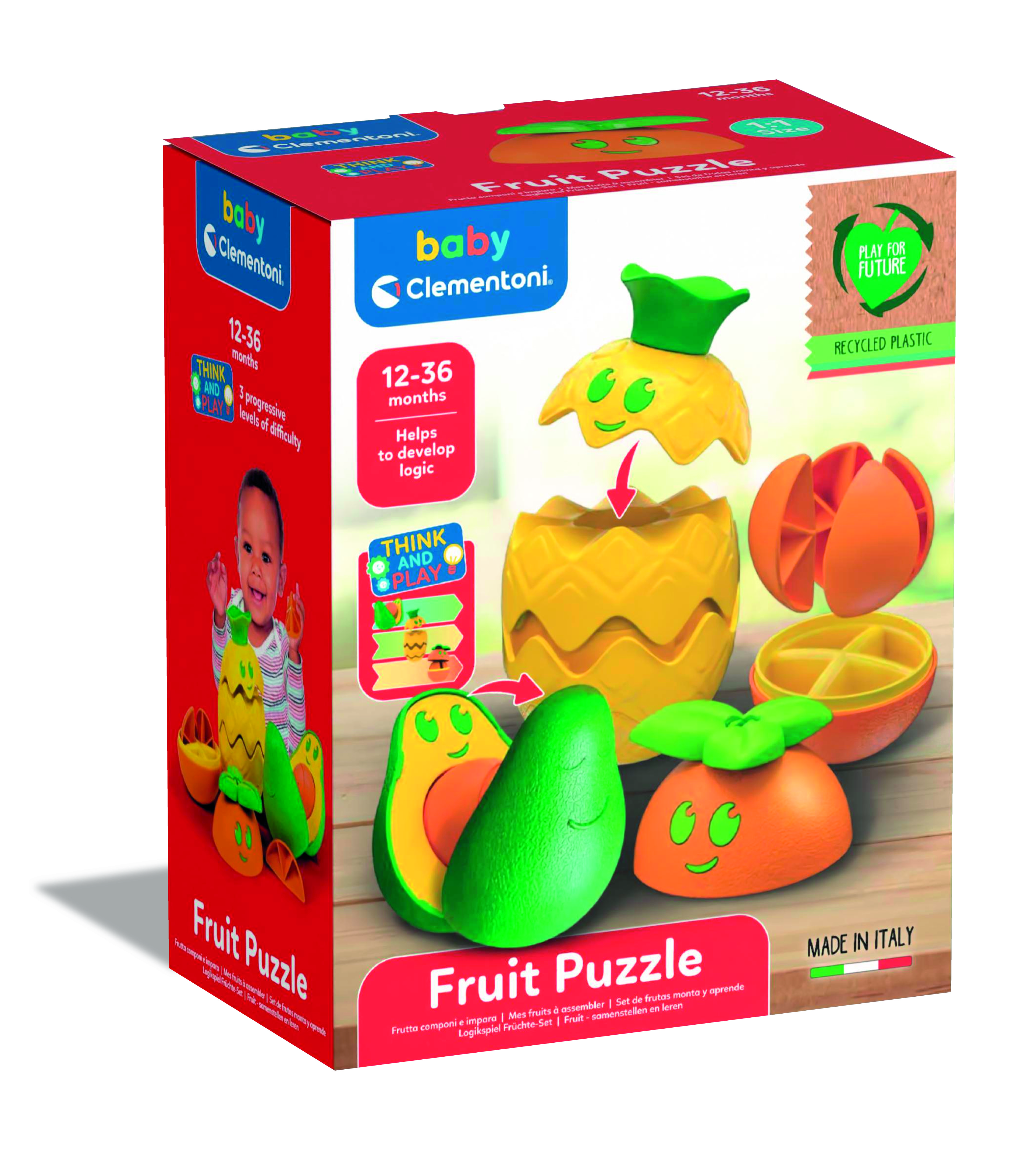 Puzzle De Fruta Baby Clementoni