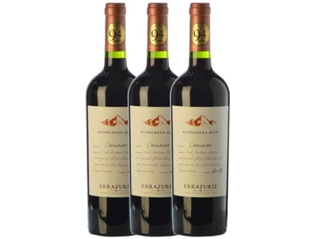 Vinho VIÑA ERRAZURIZ Viña Errazuriz Aconcagua Alto Carmenère (0.75 L - 3 unidades)