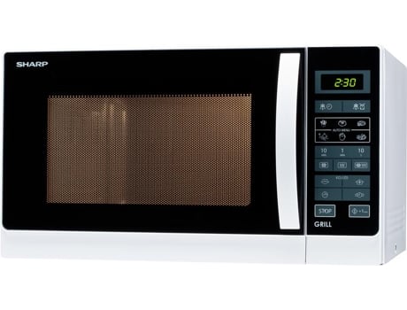 Sharp Home Appliances R-742Ww Microondas Balcão Micro-Ondas Grill 25 L 900 W Preto Branco