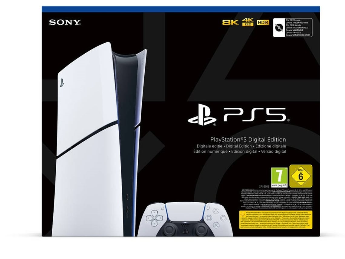 Combo Consola Sony PlayStation 5 Slim 1TB Formato Disco + Control  PlayStation 5 DualSense