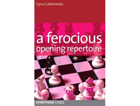 Livro a ferocious opening repertoire de cyrus lakdawala (inglês)