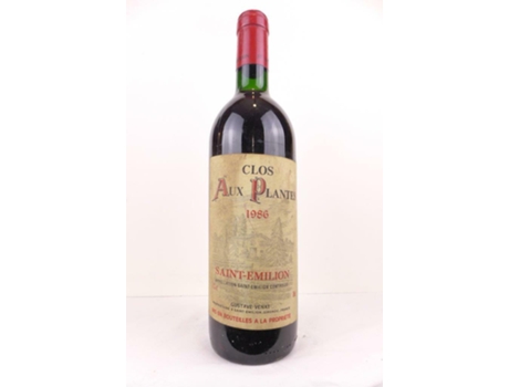 Vinho Tinto CLOS AUX PLANTES 1986 (75 cl - 1 unidade)