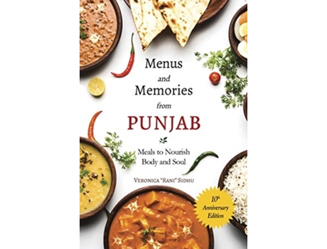 Livro menus and memories from punjab de veronica sidhu (inglês)