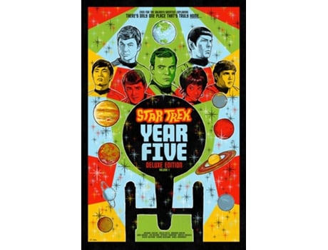 Livro Star Trek Year Five Deluxe EditionBook One de Jackson Lanzing e Collin Kelly (Inglês - Capa Dura)