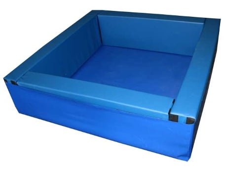 Suelo de lona pvc para piscina cuadrada de 150x150 cm