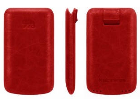 Capa Samsung i9000  Premium Leather Case Vermelho