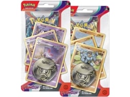 Jogo de Cartas POKEMON Scarlet & Violet Premium Checklane (Idade Mínima  Recomendada: 6 anos - Envio Aleatório)