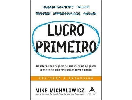 Livro Lucro primeiro de Mike Michalowicz (Português-Brasil)