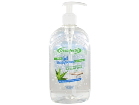 DÉSINFECTIS Gel Desinfetante Sem Enxágue com Aloe Vera 500 Ml