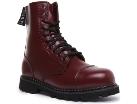 Botas de Homem GRINDERS Pele Vermelho (42)