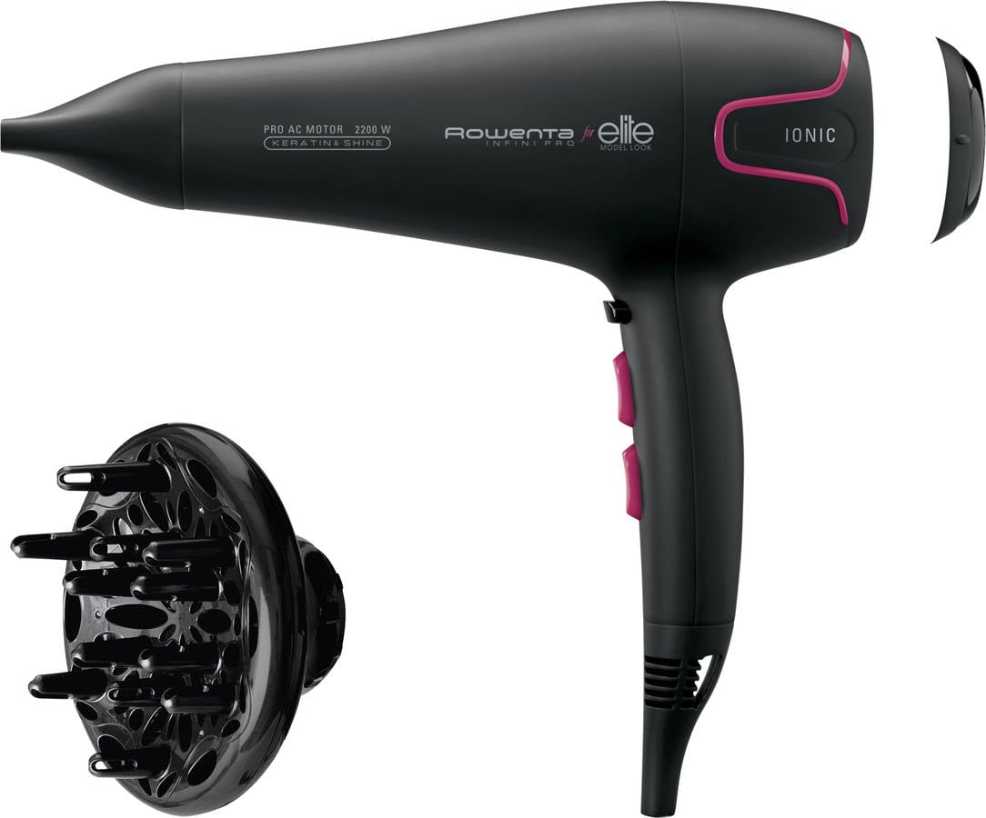 Secador iónico profesional AC Infini PRO Beauty Rowenta 2200 WPuntronic