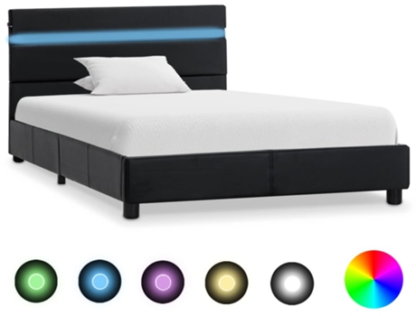 Cama Dobrável Aço, Espuma e Poliéster Branco e Preto 200x75x42,5cm HOMCOM