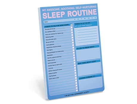 Livro Knock Knock Sleep Routine Pad de Knock Knock (Inglês)