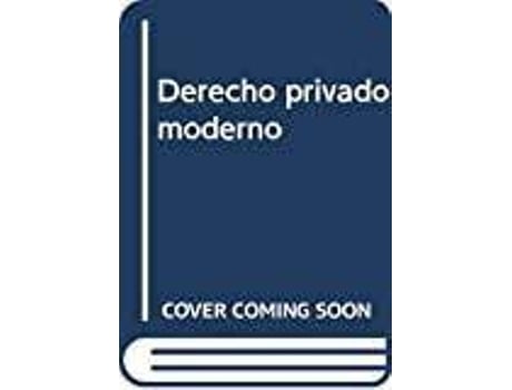 Livro Derecho privado moderno de Vv.Aa (Espanhol)