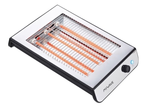 Torradeira MYWAVE Mwtos-Pla Plana Aço Inoxidável 3 Tubos