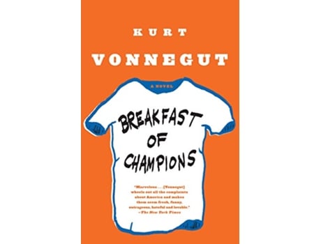 Livro Breakfast of Champions de Kurt Vonnegut (Inglês)