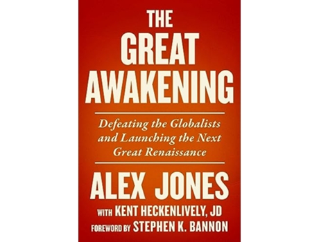 Livro Great Awakening de Alex Jones e Kent Heckenlively (Inglês - Capa Dura)