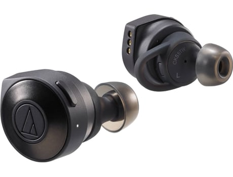 Auriculares Bluetooth True Wireless AUDIOTECHNICA ATH-CKS5TWBK (In Ear - Microfone - Preto)