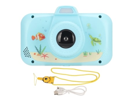 3.5In Children Selfie Camera Hd Large Screen Portable Toy Children Digital Camera For 3-10 Year Old Girl Blue ZMDECQNA