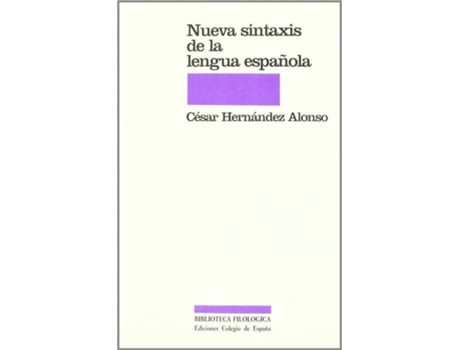 Livro Nueva Sintaxis De La Lengua Española de César Hernández Alonso (Espanhol)