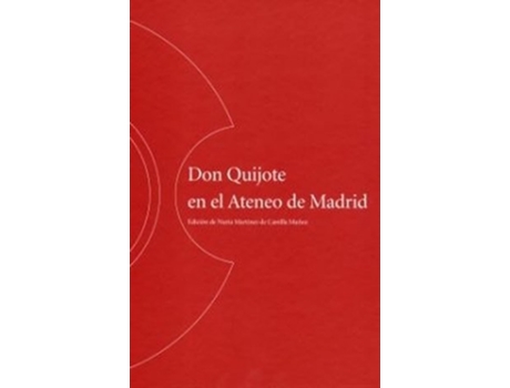 Livro Don Quijote En El Ateneo de Nuria Martinez De Castilla (Español)