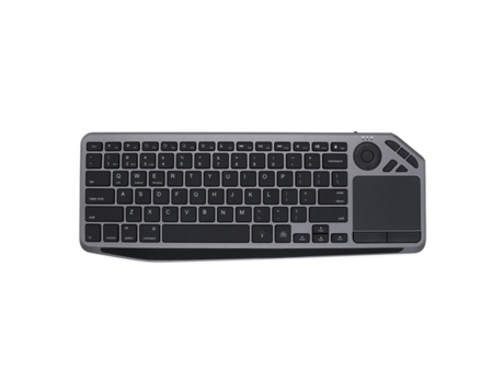 Teclado CROSSMANXI-STORE Bluetooth 2.4G Sem Fio Touch Duplo Preto (Inglês)