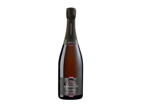 Espumante rosé SERVEAUX Rosé de Saignée Pinot Meunier Extra Brut Champanhe (0.75 L - 1 Unidade)