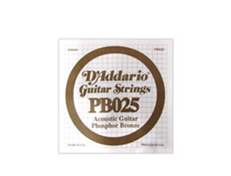 Daddario Pb025 Bronze 025 String