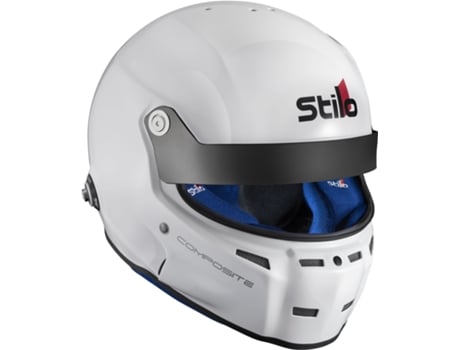 Capacete STILO St5 Gt Turismo Composite Snell Sa2020 Fia 8859-15 Hans Fia8858-10 Branco/Interior Azul-57