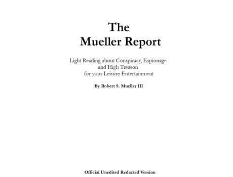 Livro The Mueller Report (1) (Us Government) Robert S. Mueller (Inglês)