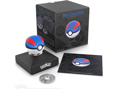 Réplica Electrónica Mini Great Ball Pokémon 8 Cm THE WAND COMPANY